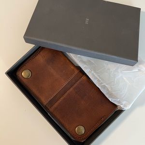 Restoration Hardware leather wallet